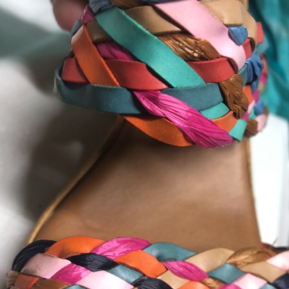 Made in Italy Italian shoemakers wedge sandals 6.5 Tina - Picture 10 of 10